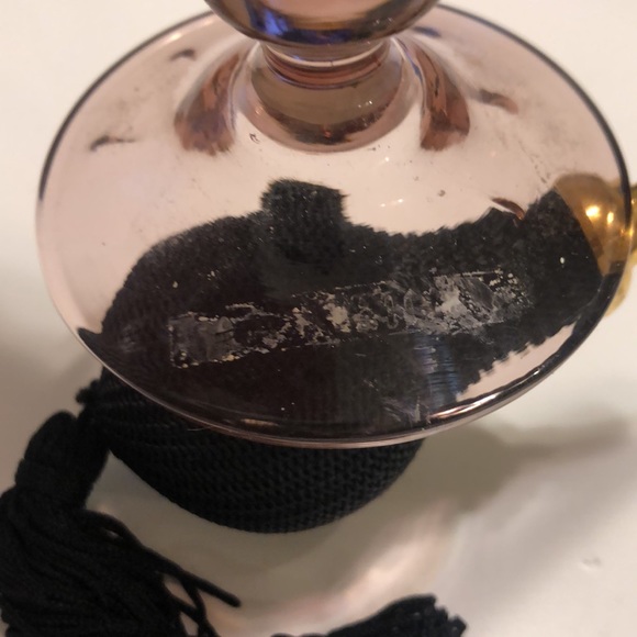 Vintage Pink-Purple Glass Perfume Bottle With Atomizer MCM Deco Revival - Picture 5 of 7